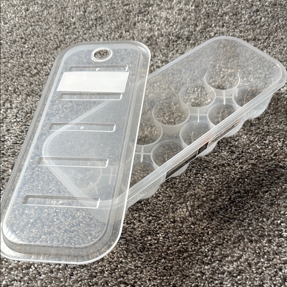 Clear Plastic Storage Case for Eggs